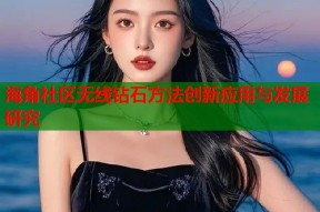 海角社区无线钻石方法创新应用与发展研究