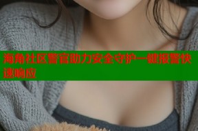海角社区警官助力安全守护一键报警快速响应