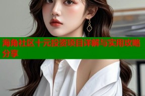 海角社区十元投资项目详解与实用攻略分享