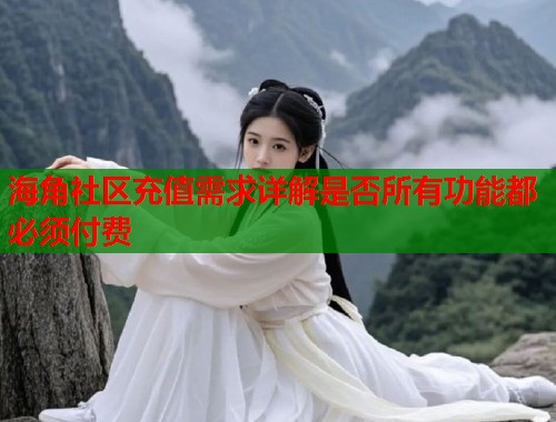 海角社区充值需求详解是否所有功能都必须付费  第1张