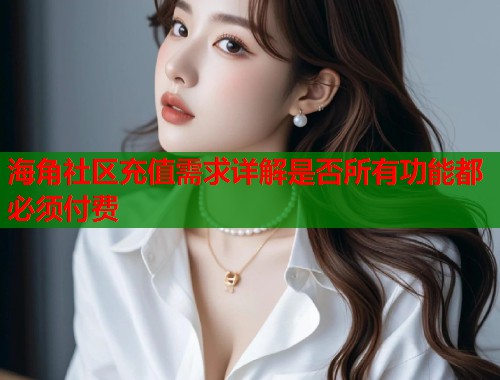 海角社区充值需求详解是否所有功能都必须付费  第2张